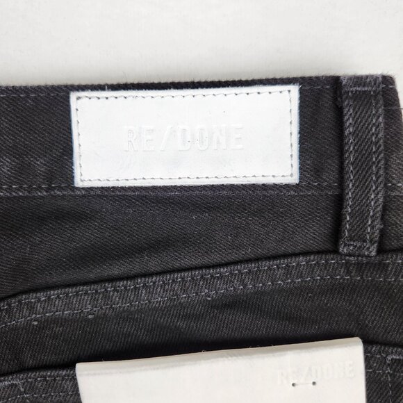 Re/Done Women's Originals 70s Low Rise Bell Bottom Jeans Size 24 Black New - Picture 8 of 12